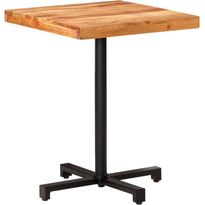 Bistropöytä neliö 60x60x75 cm täysi akaasiapuu