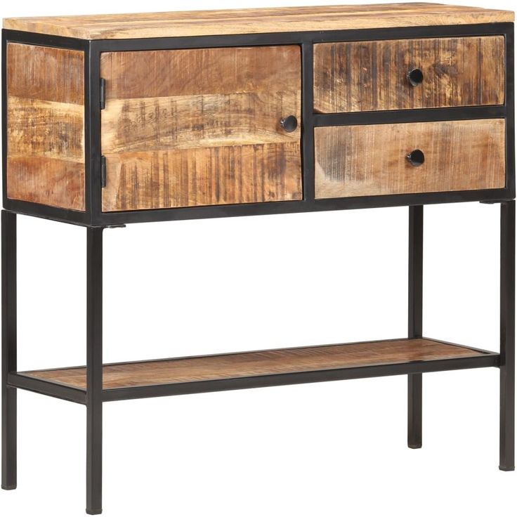 Senkki 85x30x80 cm karkea mangopuu_1