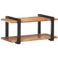 Tv-taso 90x40x40 cm täysi akaasiapuu