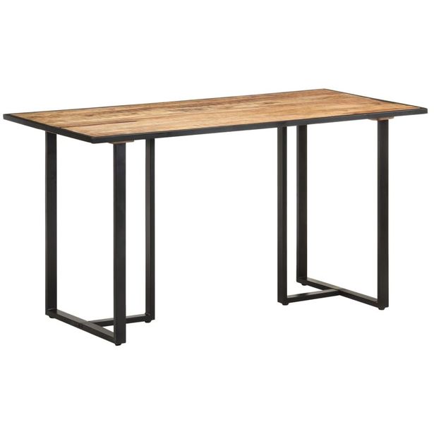Ruokapöytä 140 cm karkea mangopuu_1