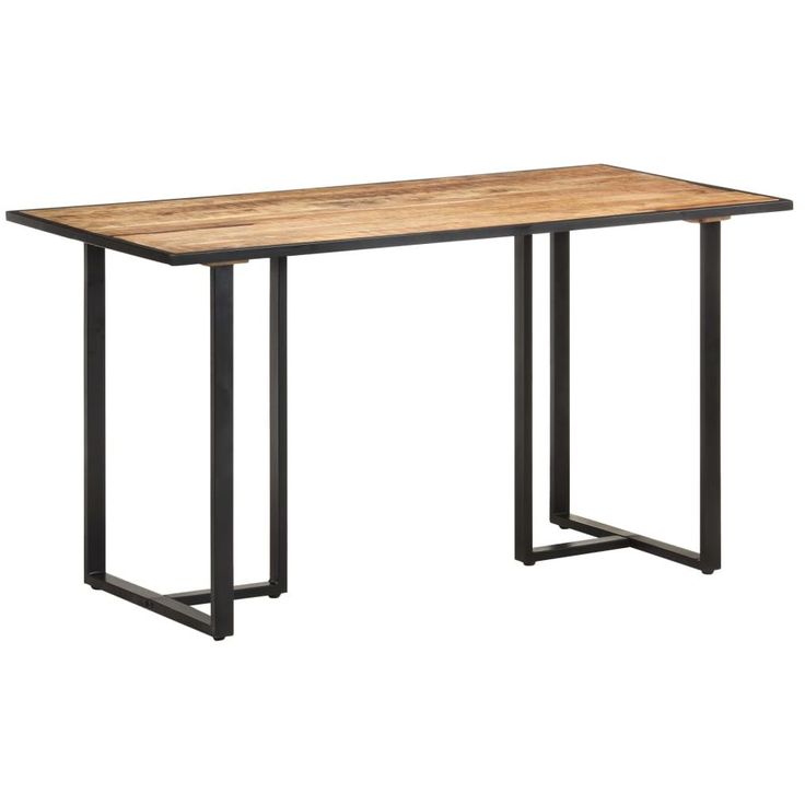 Ruokapöytä 140 cm karkea mangopuu_1