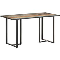 Ruokapöytä 140 cm kierrätetty täyspuu