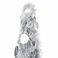 Pop-up tekojoulukuusi, hopea, 120cm, PET