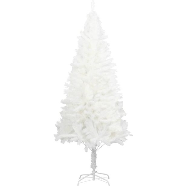Tekojoulukuusi jalustalla valkoinen 120cm, PE