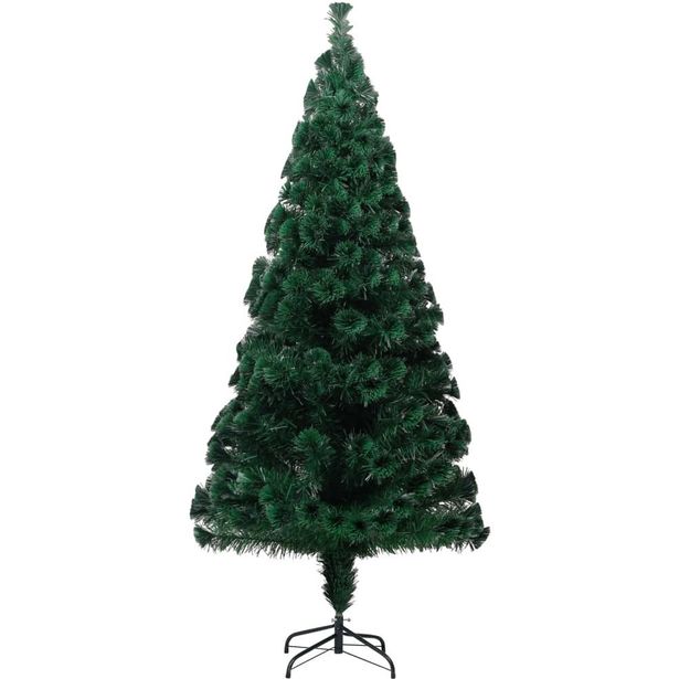 Tekojoulukuusi jalustalla, vihreä, 210cm, PVC
