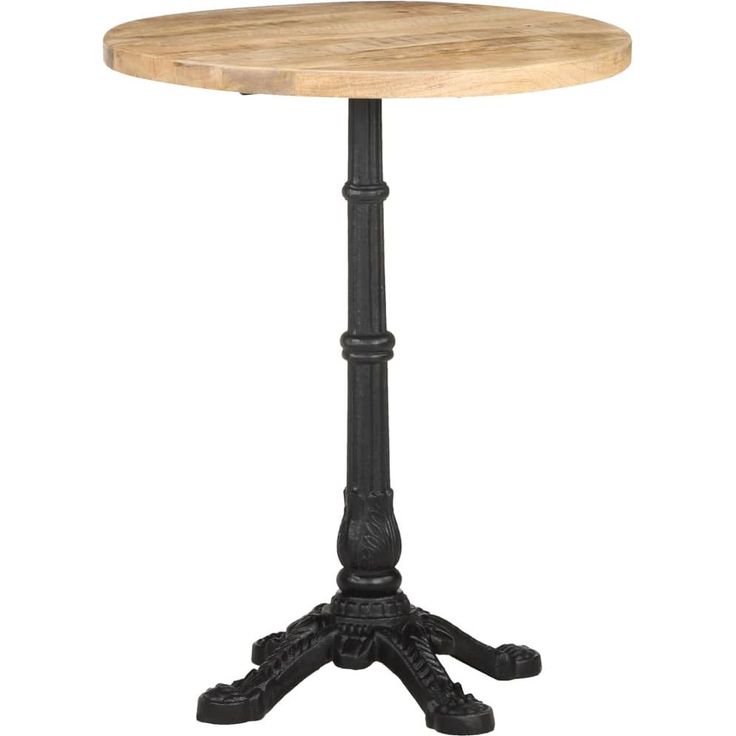 Bistropöytä 60x76cm karkea mangopuu_1
