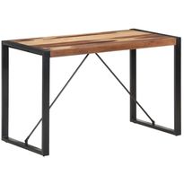 Ruokapöytä 120x60x75cm täysi puu seesamviimeistelyllä