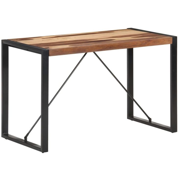 Ruokapöytä 120x60x75cm täysi puu seesamviimeistelyllä_1