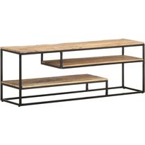 Tv-taso 130x30x45cm karkea mangopuu