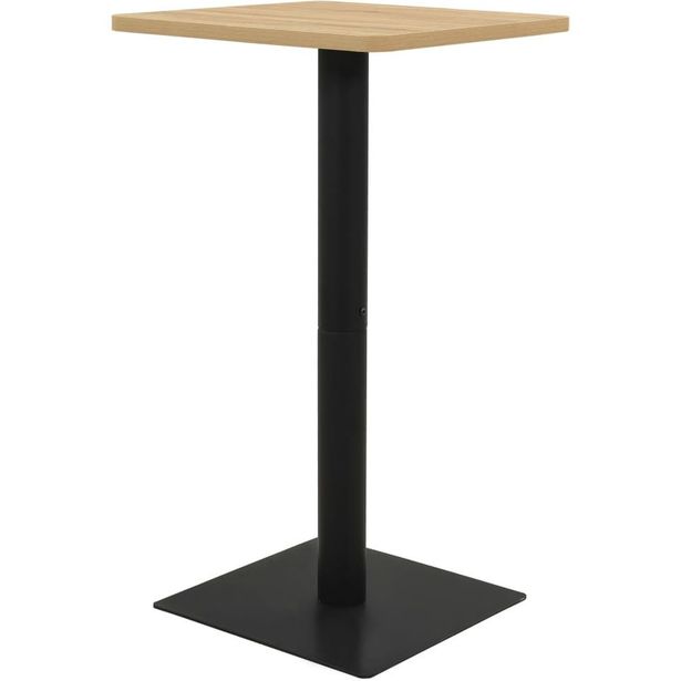 Bistropöytä tammen värinen 50x50x107 cm_1