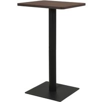 Bistropöytä tumma tuhka 60x60x107 cm
