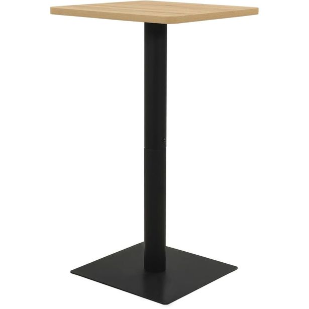 Bistropöytä tammenvärinen 60x60x107 cm_1