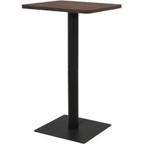 Bistropöytä tumma tuhka 70x70x107 cm