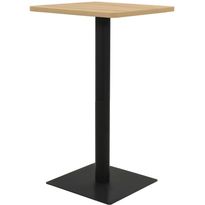 Bistropöytä tammen värinen 70x70x107 cm