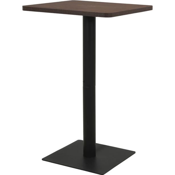 Bistropöytä tumma tuhka 78,5x78,5x107 cm_1