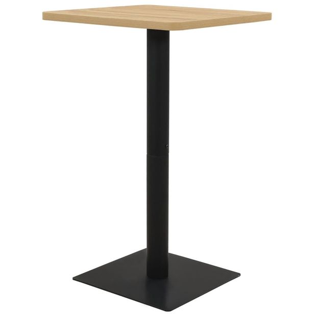 Bistropöytä tammen värinen 78,5x78,5x107 cm_1