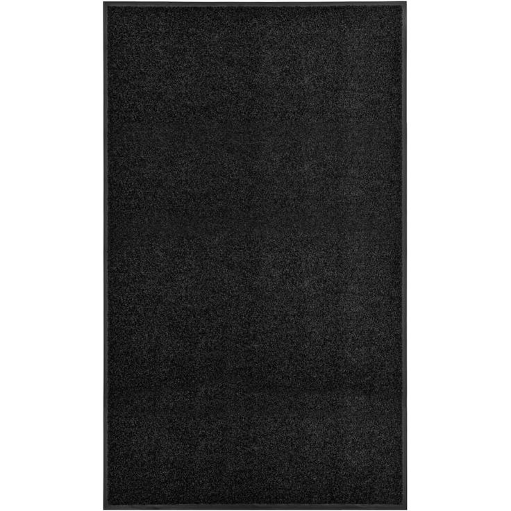 Käytävämatto, 90x150cm, pestävä, musta