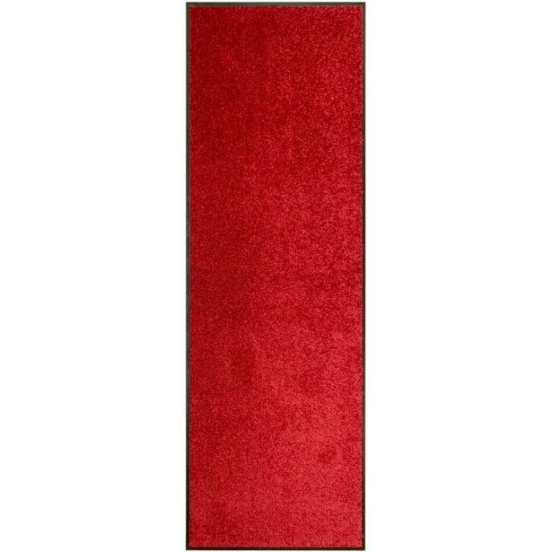 Käytävämatto, 60x180cm, pestävä, punainen