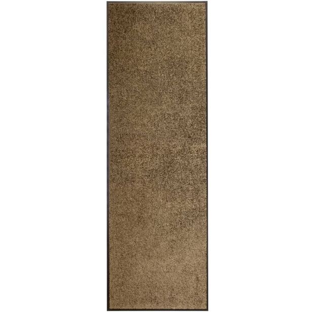 Käytävämatto, 60x180cm, pestävä, ruskea