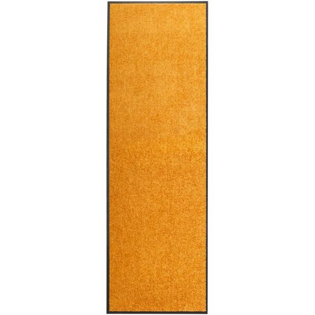 Käytävämatto, 60x180cm, pestävä, oranssi