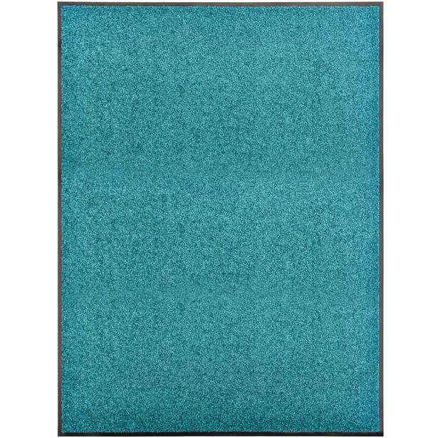 Käytävämatto, 90x120cm, pestävä, sinivihreä