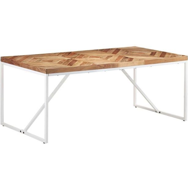 Ruokapöytä 180x90x76cm täysi akaasia- ja mangopuu_1