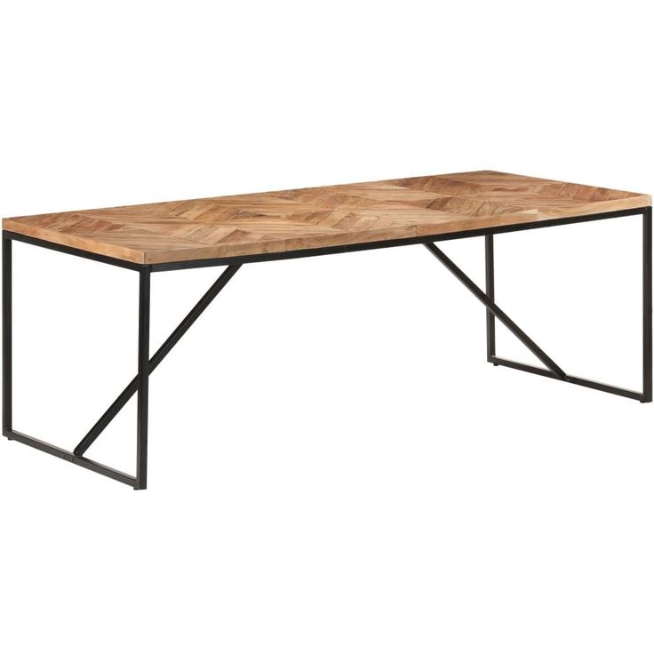 Ruokapöytä 200x90x76 cm täysi akaasia- ja mangopuu_1