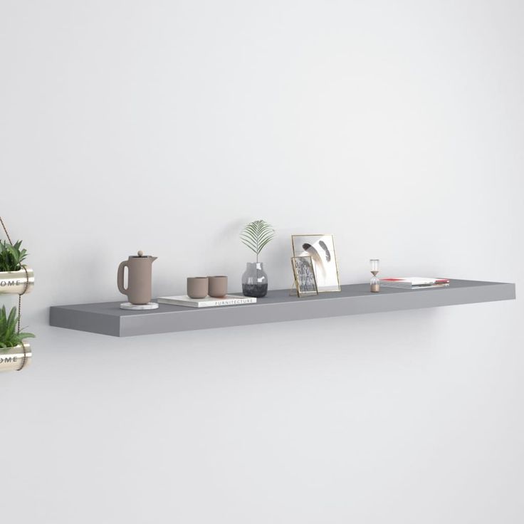 Kelluva seinähylly harmaa 120x23,5x3,8 cm mdf_1