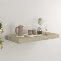 Kelluva seinähylly tammi 50x23x3,8 cm mdf