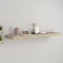 Kelluva seinähylly tammi 90x23,5x3,8 cm mdf