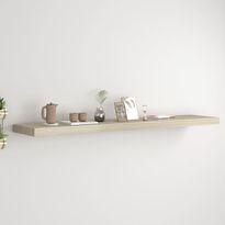 Kelluva seinähylly tammi 120x23,5x3,8 cm mdf