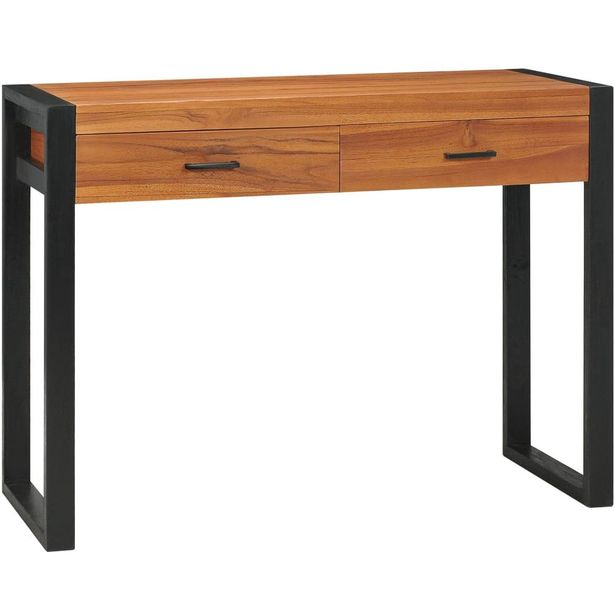 Kirjoituspöytä 2 vetolaatikolla 100x40x75cm_1