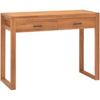 Kirjoituspöytä 2 vetolaatikolla 100x40x75 cm