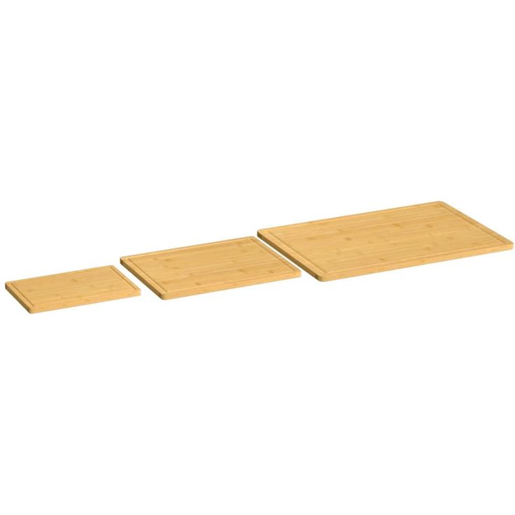 Leikkuulautasarja fineprice, 3kpl, bambu