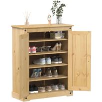 Kenkäkaappi FinePRICE Corona, täysi mänty, 86 x 38,5 x 108 cm