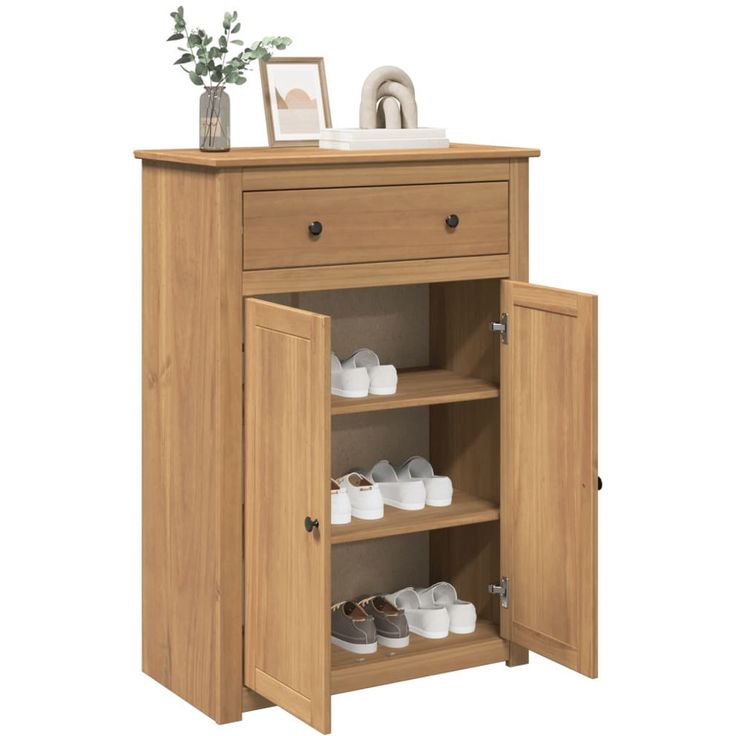 Kenkäkaappi fineprice Panama, 80 x 40 x 114 cm, täysi mänty