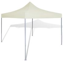 Pop-up teltta kokoontaitettava, avoin, 3x3m, kerma