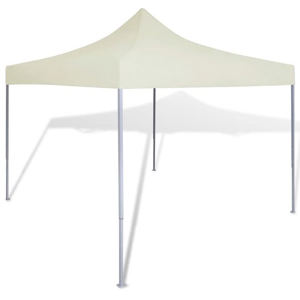 Pop-up teltta kokoontaitettava, avoin, 3x3m, kerma