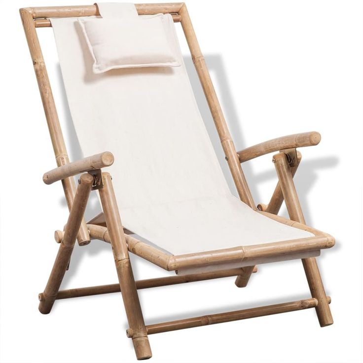 Rantatuoli, 62x86x(71-91) cm, bambu