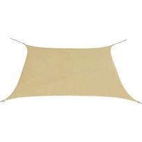 Aurinkopurje Oxford-kangas, neliö, 3,6x3,6 m beige