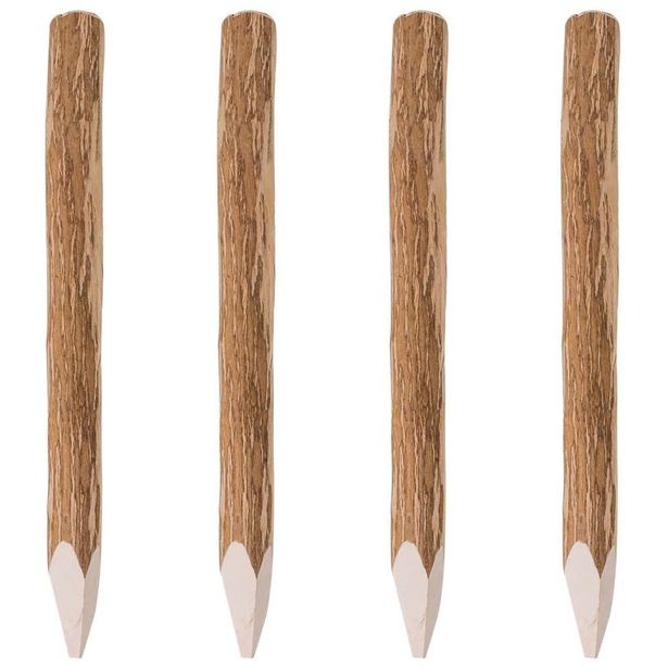 Aidanseipäät 4kpl, pähkinäpuu, 90cm