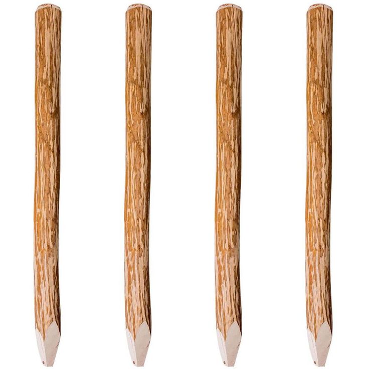 Aidanseipäät 4kpl, pähkinäpuu, 120cm