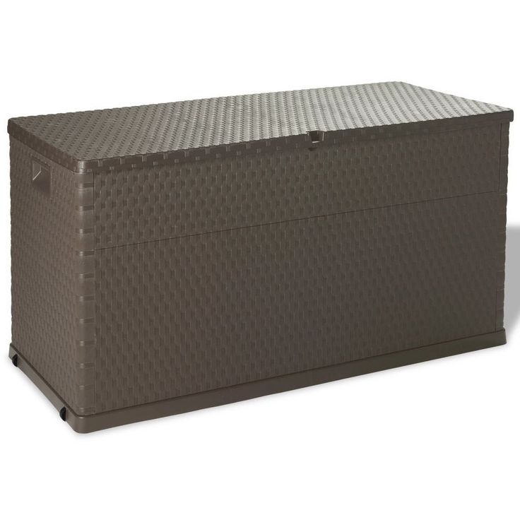 Puutarhan säilytyslaatikko, 120x56x63 cm, ruskea