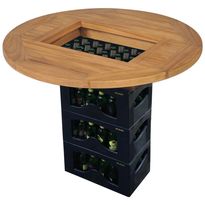 Olutkori pöytälevy tiikki 70 cm