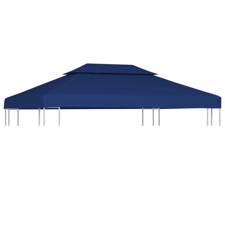 Paviljongin katto kaksikerroksinen, 310g/m², 4x3m, sininen
