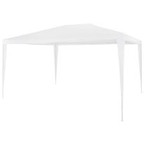 Juhlateltta 3x4m, polyeteeni, valkoinen