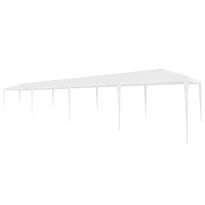 Juhlateltta 3x12m, polyeteeni, valkoinen