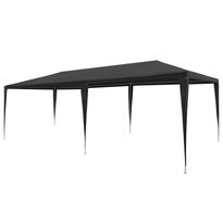 Juhlateltta 3x6m, polyeteeni, antrasiitti