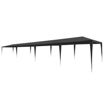 Juhlateltta 3x12m, polyeteeni, antrasiitti