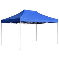 Juhlateltta kokoontaittuva, alumiini, 4.5x3m, sininen